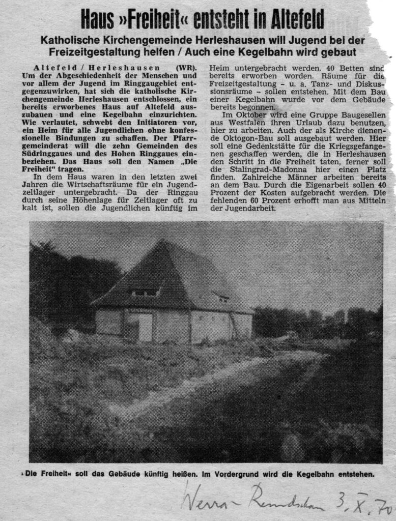 Haus Ringgau - eine tolle Story - Haus Freiheit